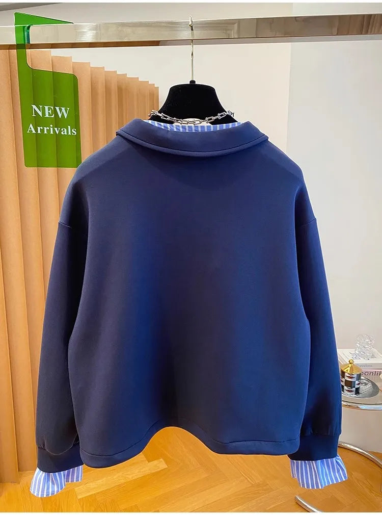 Oversized Layered Style Hoodie