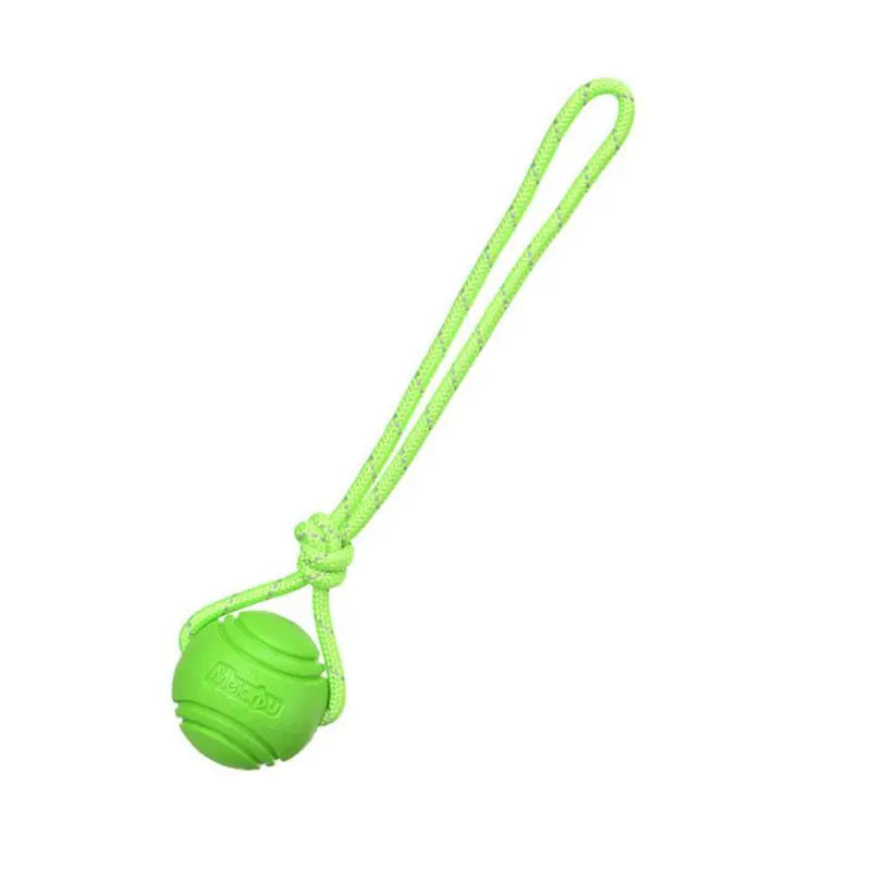 Bouncy Rope Ball Tug Toy