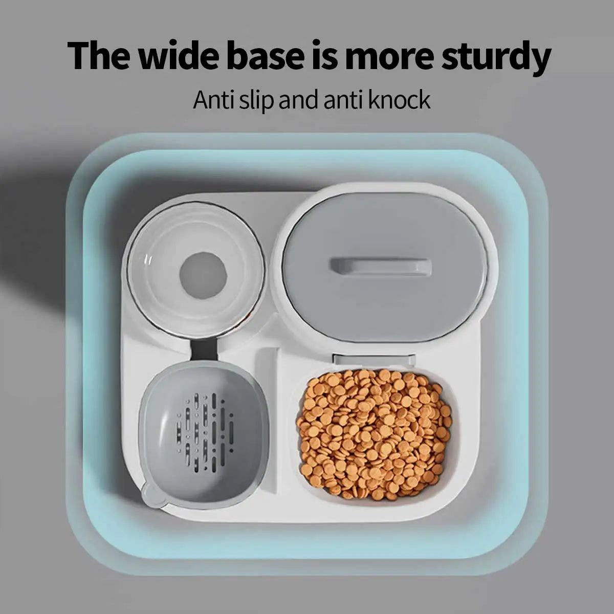 Dual-Purpose Pet Feeder & Water Dispenser