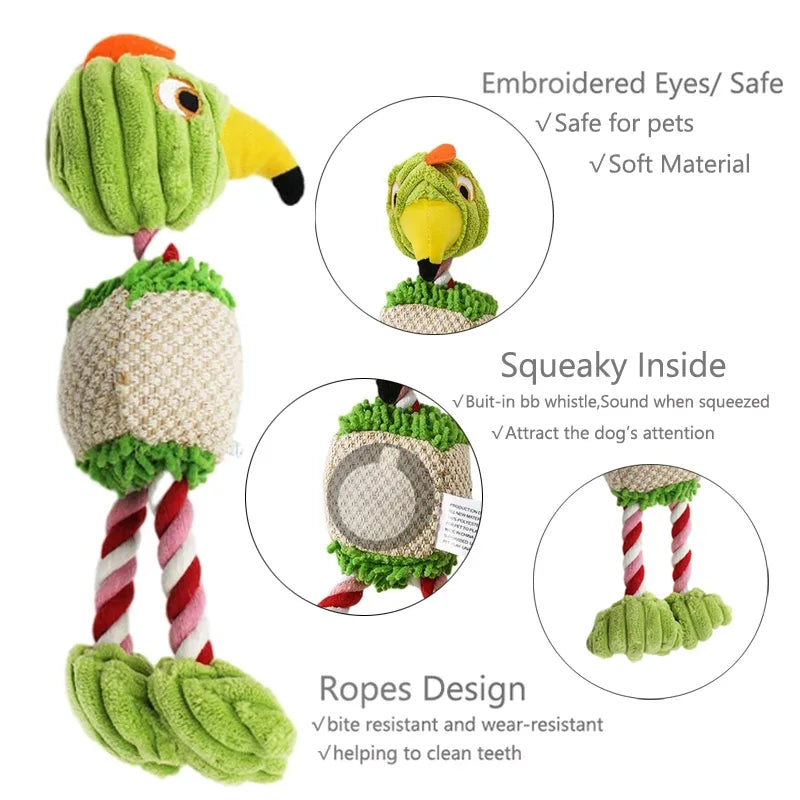 Bird Plush Chew Toy