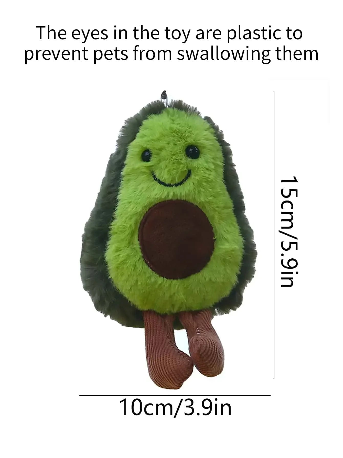 Cute Avocado Plush Pet Toy
