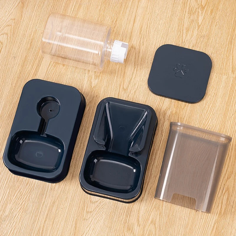 Quadrate Plastic Cat & Dog Food Bowl