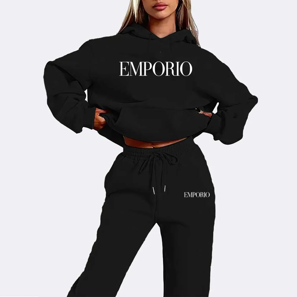 EMPORIO Hoodie & Jogger Set