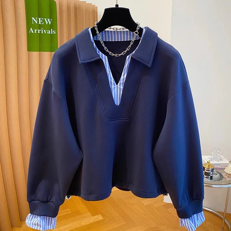 Oversized Layered Style Hoodie