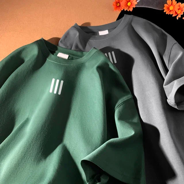 Casual Print Cotton T-Shirt