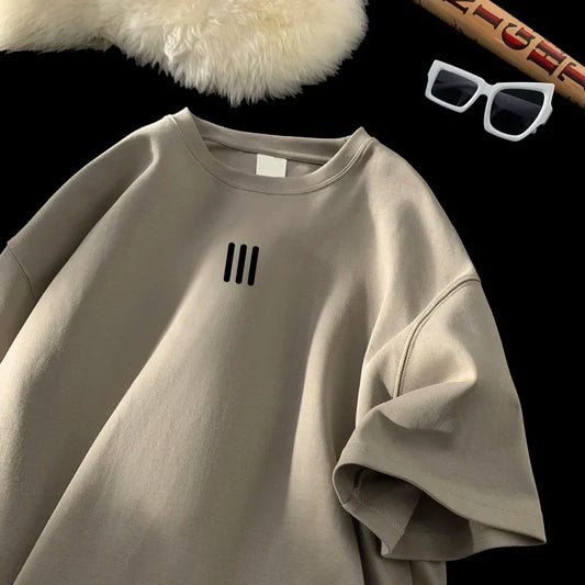 Casual Print Cotton T-Shirt