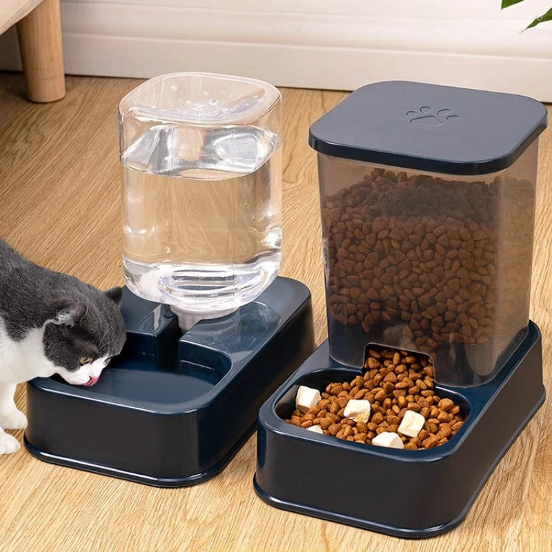 Quadrate Plastic Cat & Dog Food Bowl