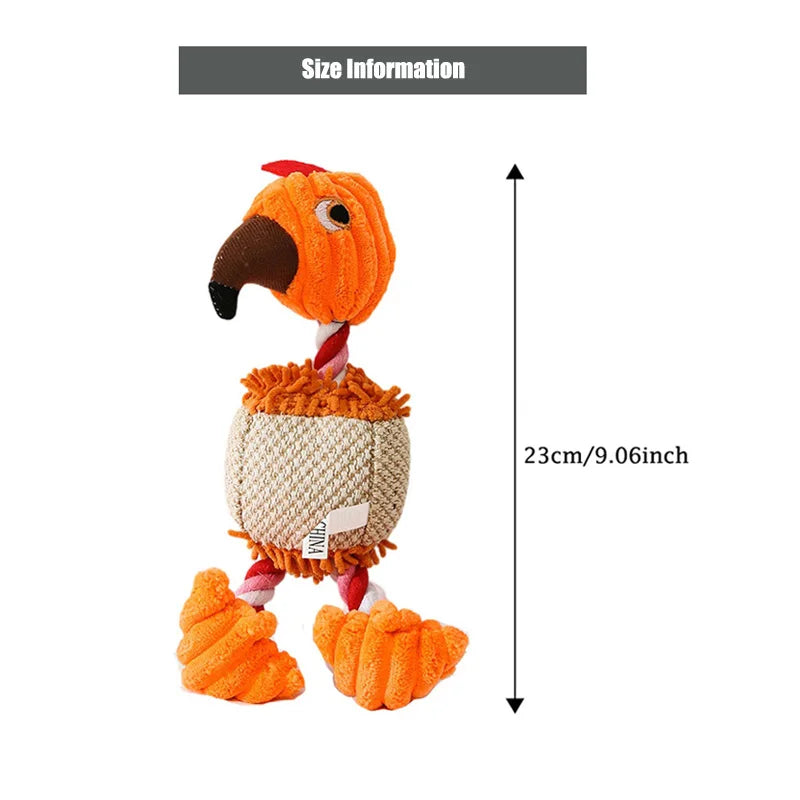 Bird Plush Chew Toy