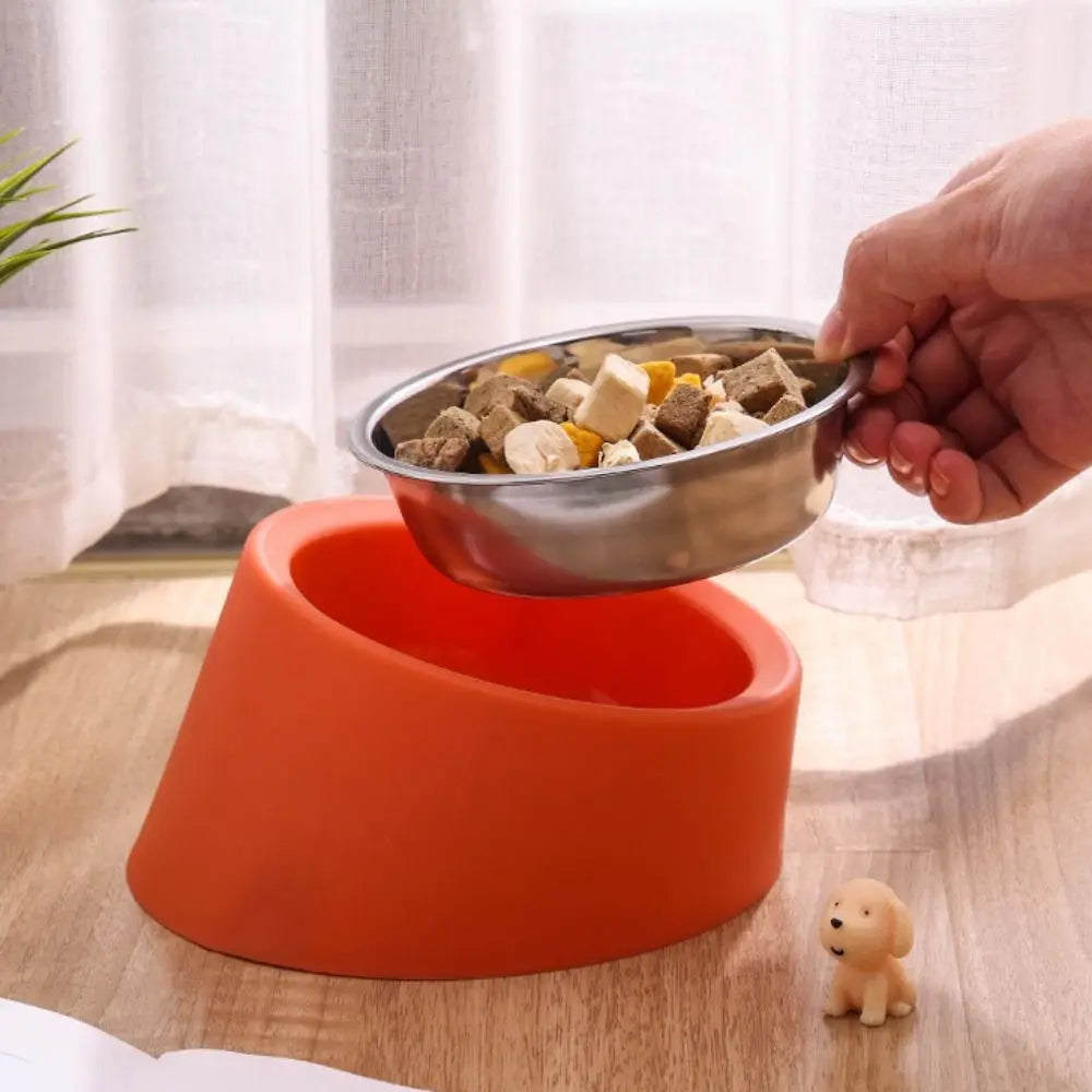 Stainless Steel Dog Feeder Bowl