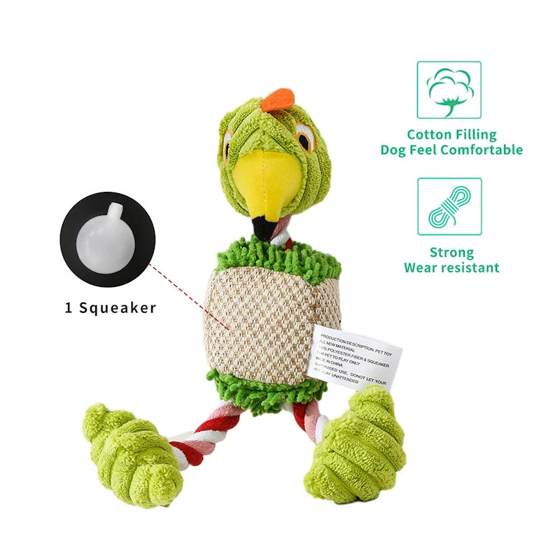 Bird Plush Chew Toy