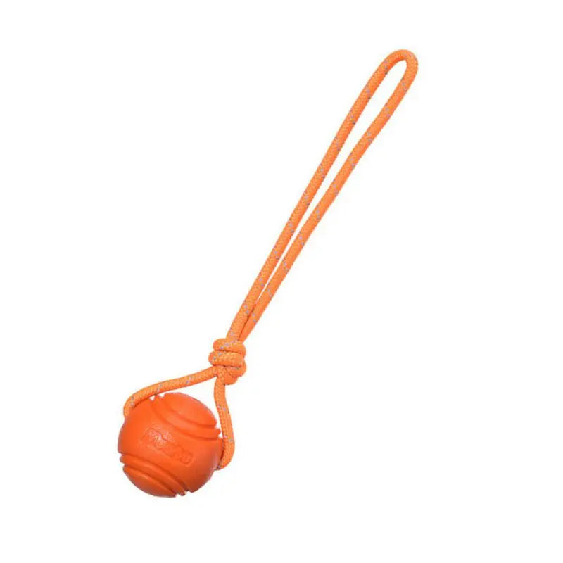 Bouncy Rope Ball Tug Toy