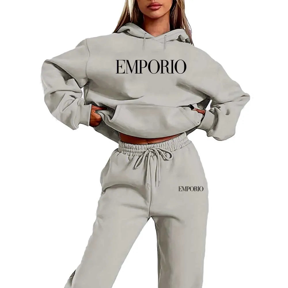 EMPORIO Hoodie & Jogger Set
