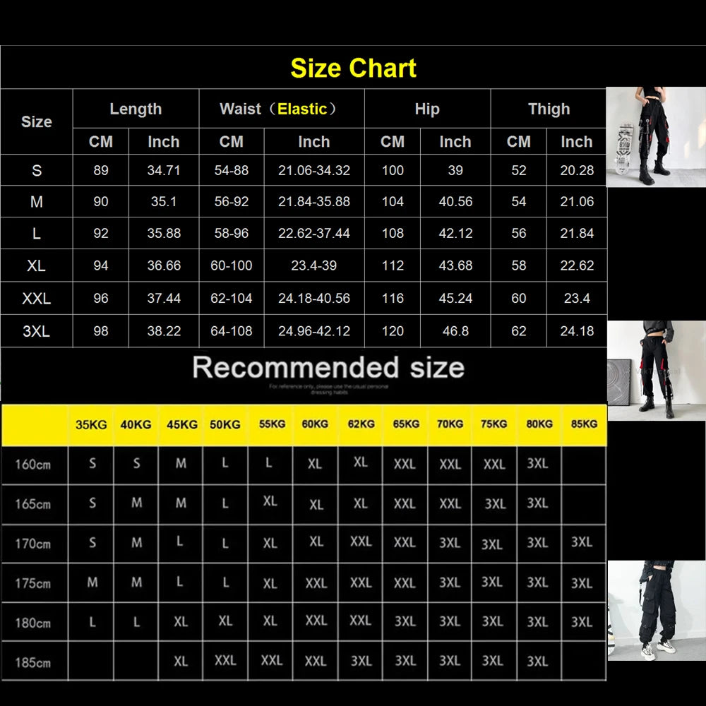 Harajuku Chain Cargo Joggers