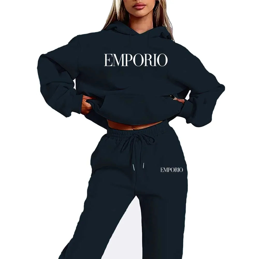 EMPORIO Hoodie & Jogger Set