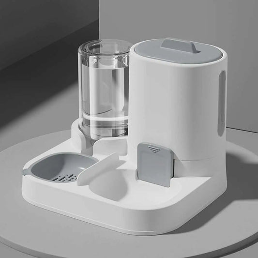 Dual-Purpose Pet Feeder & Water Dispenser
