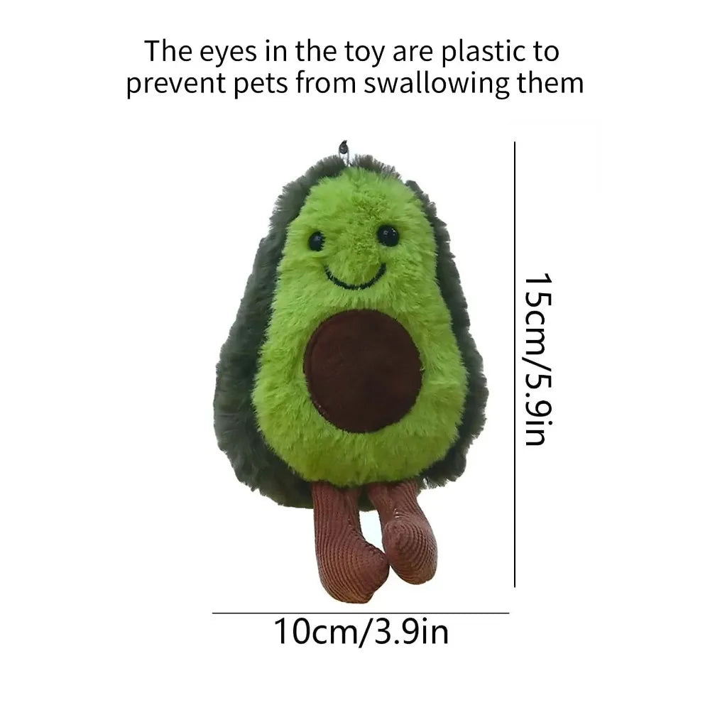 Cute Avocado Plush Pet Toy