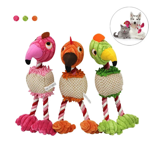 Bird Plush Chew Toy