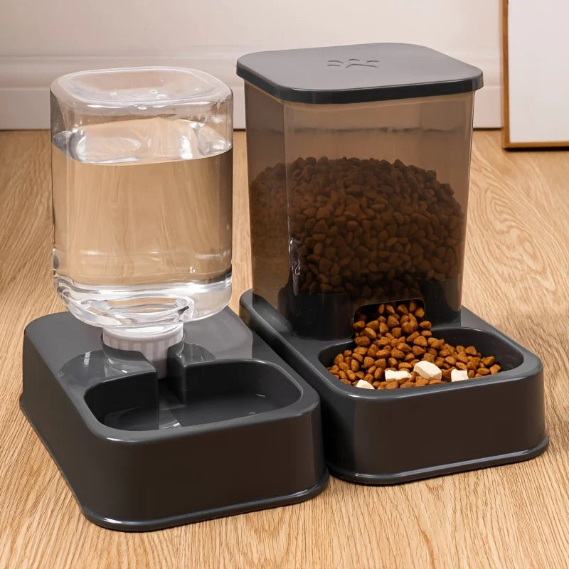 Quadrate Plastic Cat & Dog Food Bowl