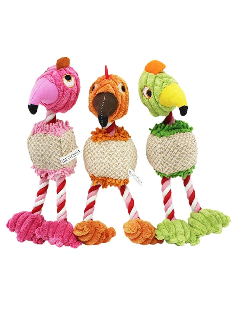 Bird Plush Chew Toy