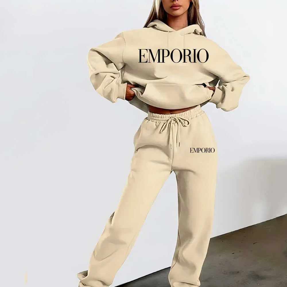 EMPORIO Hoodie & Jogger Set