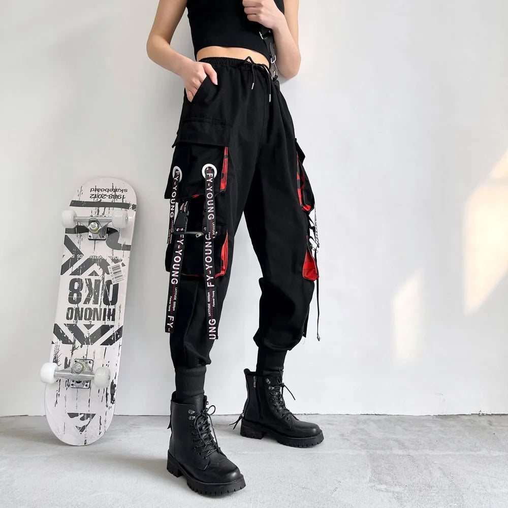 Harajuku Chain Cargo Joggers