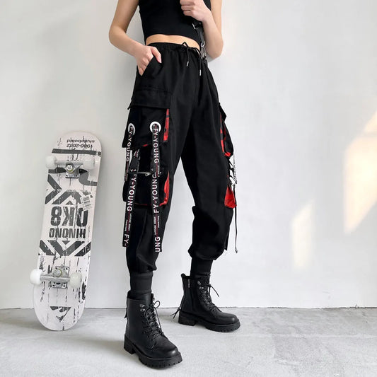 Harajuku Chain Cargo Joggers