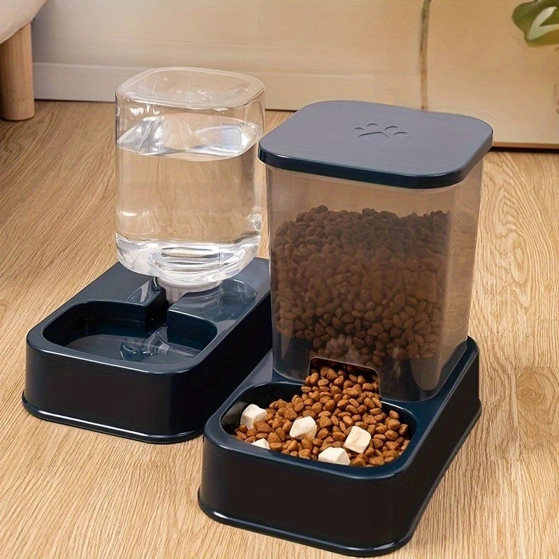 Quadrate Plastic Cat & Dog Food Bowl