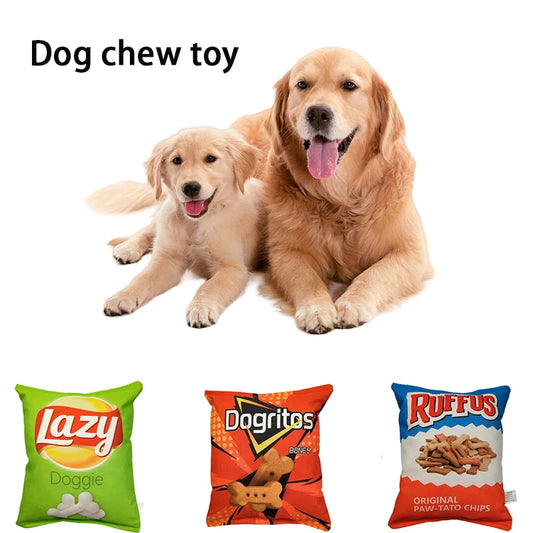 Crunchy Snack Plush Chew Toy