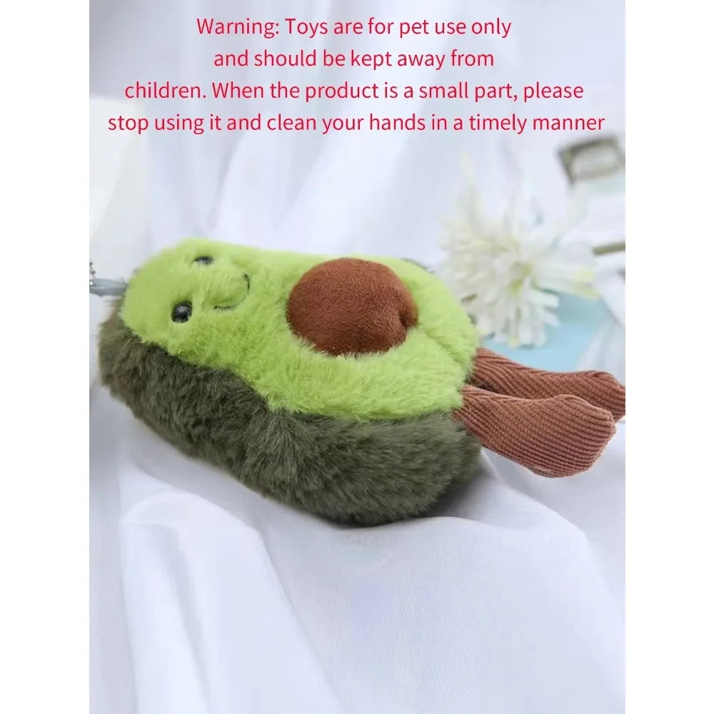 Cute Avocado Plush Pet Toy