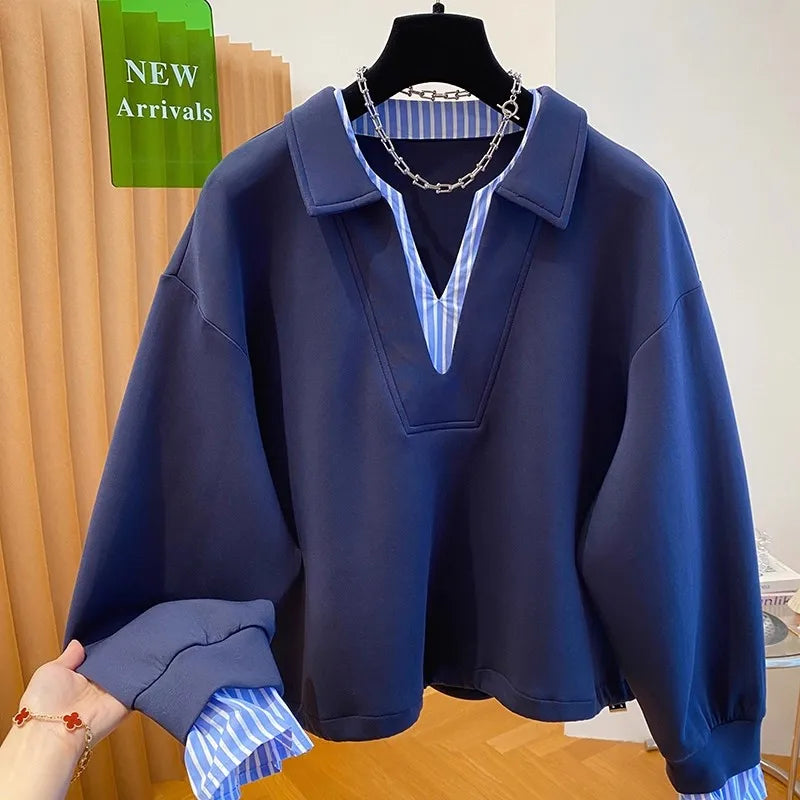 Oversized Layered Style Hoodie