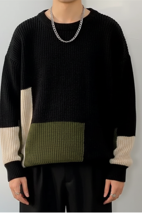 Patchwork Core Knit
